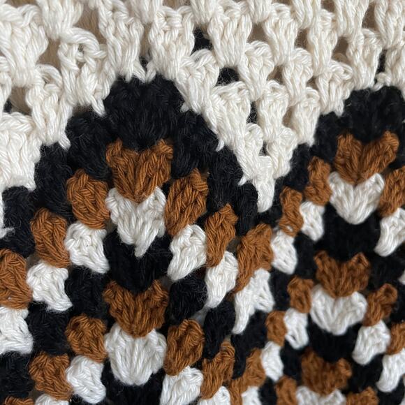 New Stella Pardo Paris Crochet Chevron Knit Skirt - Picture 8 of 10